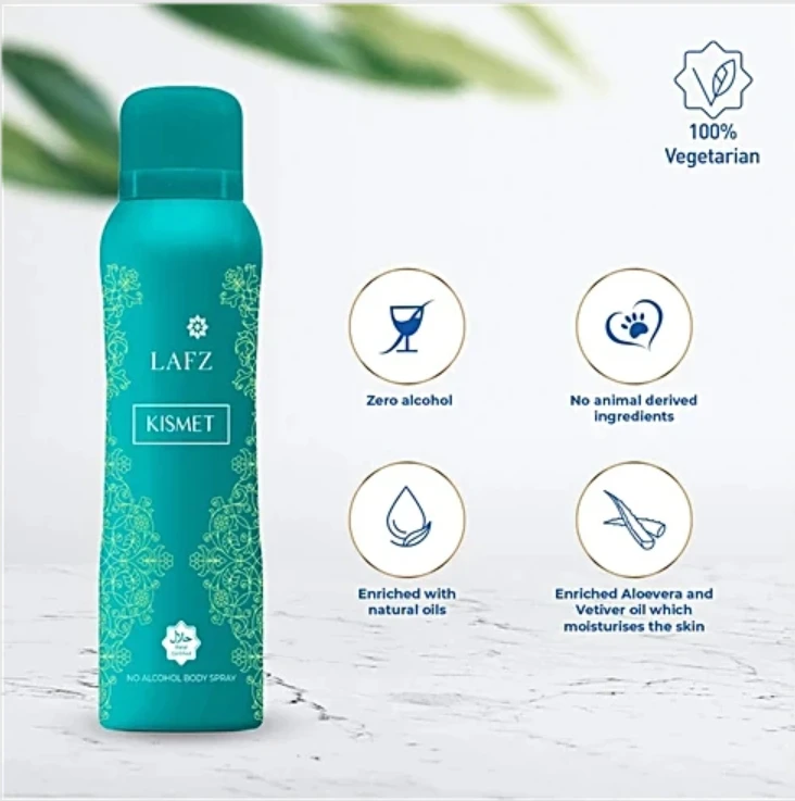 Lafz Kismet No Alcohol Perfume (160ml)