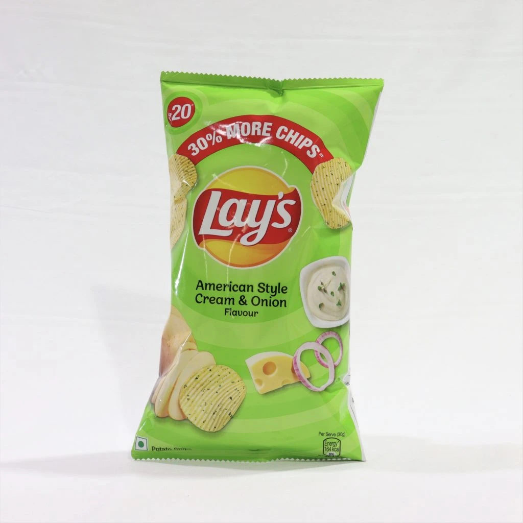 Lay's American Style Cream & Onion Potato Chips – 20g