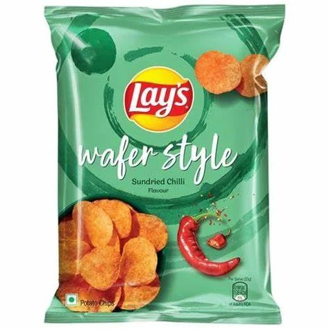 Lay's Wafer Style Sundried Chilli Potato Chips – 40g