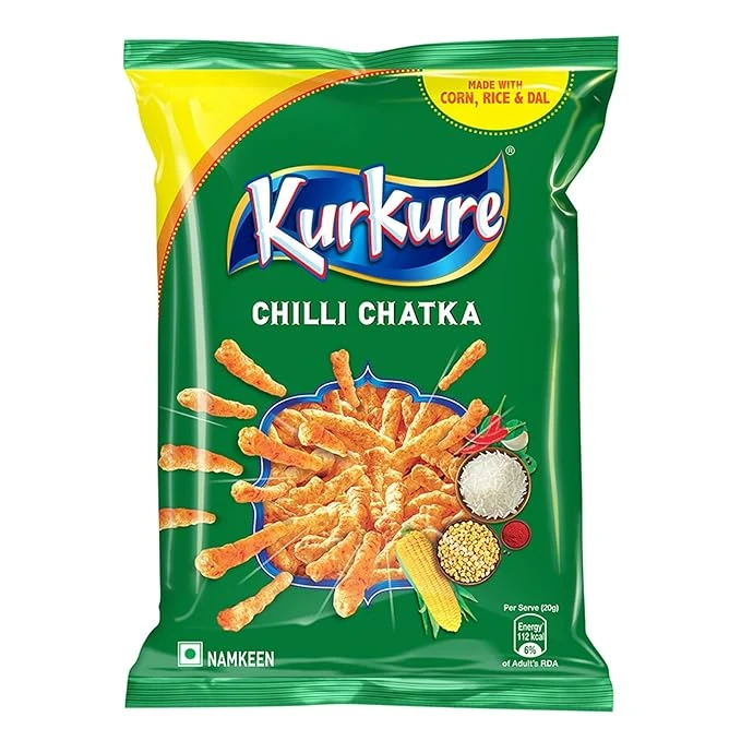 Kurkure Chili Chatka Chips 75gm