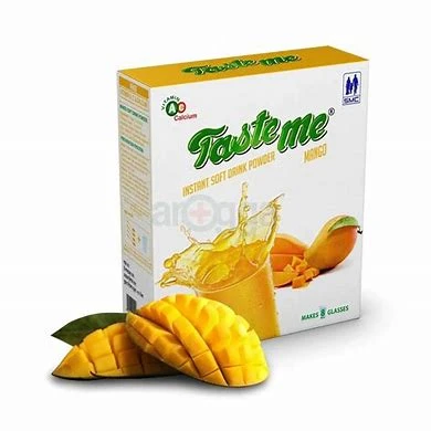 Taste Me Mango Instant Drink Powder 200gm logo