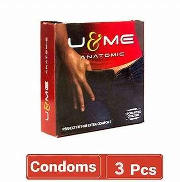 U & Me Anatomic Condom-3 pcs pkt