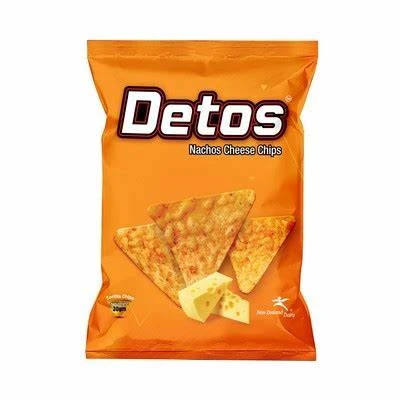 Detos Nacho Cheese Chips – 30 gm