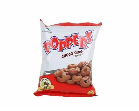 Poppers Choco Ring Crackers – 30 g