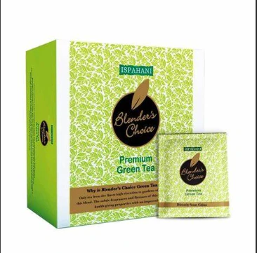 Ispahani B/C Premium Green Tea 50 Bags-70 gm