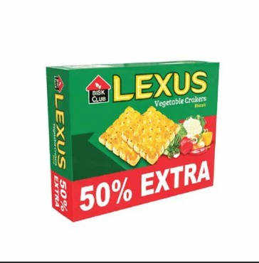 Bisk Club Lexus Vegetable Biscuits 192gm